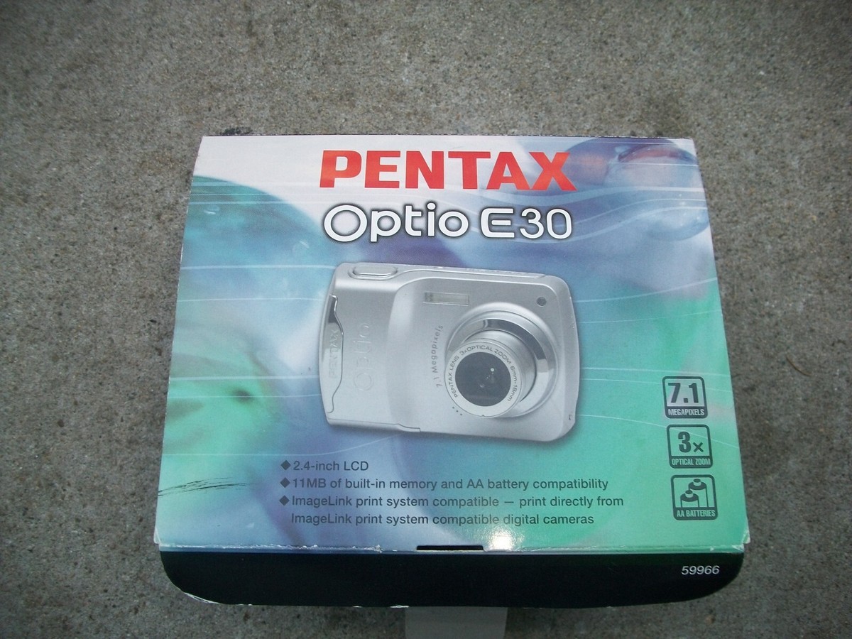 Pentax Optio E30 Digital NOS New Camera | eBay