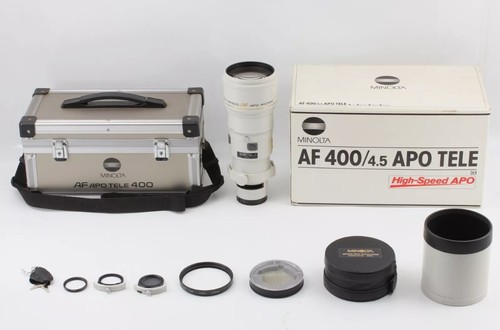 【MINT in BOX】MInolta AF Apo Tele 400mm f/4.5 G High Speed Lens Sony A From JAPAN - Picture 2 of 13