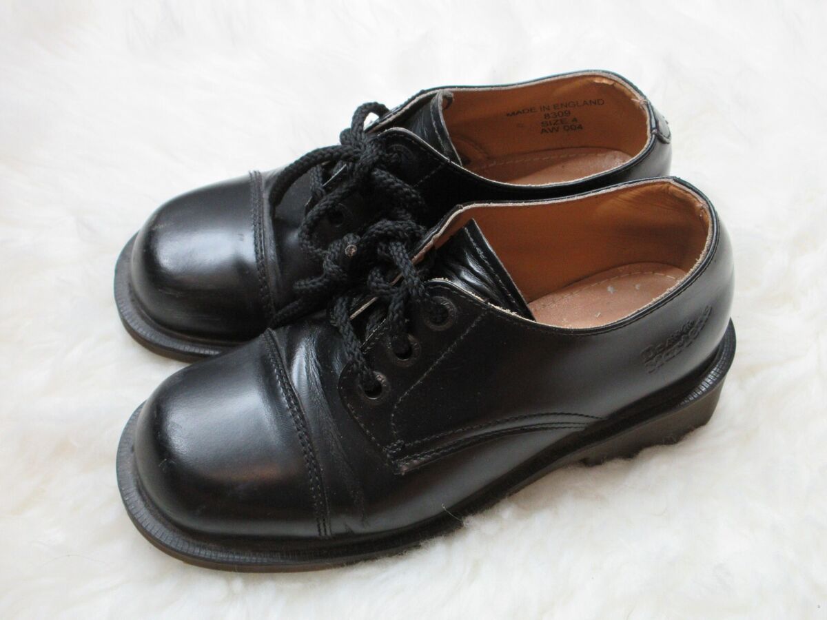Vintage Women DR MARTEN Oxford Clogs 8309 Black Abeline Vintage Women DR MARTEN Oxford Clogs 8309 Black Abeline