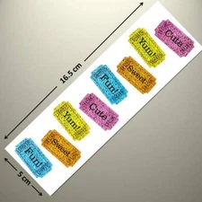 Mrs Grossman's Sticker - LTD EDITION  - TICKET TO FUN, Cute, Sweet, Yum, Fun