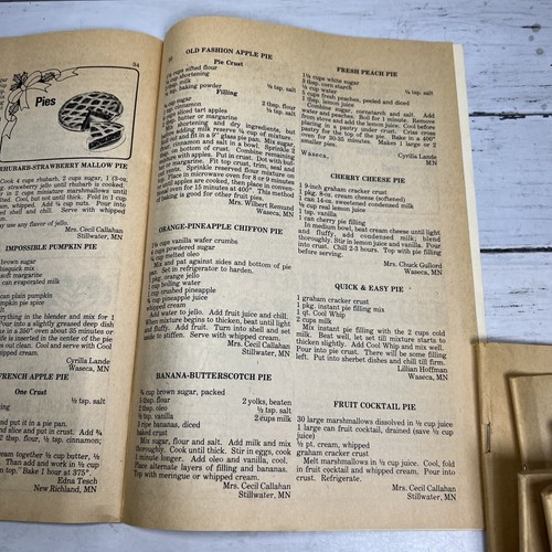 Vintage 1981 1985 1986 1987 (2) 1988 Waseca County Recipe Supplements Cookbook - Picture 4 of 23