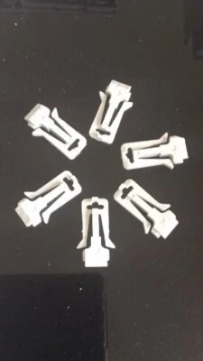 50 * MCB Clips, WHITE Merlin Gerin, Schneider, Square D, Din Rail safety clip