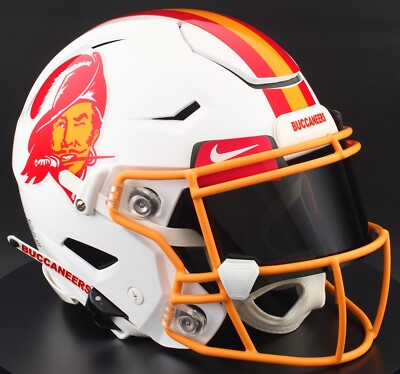 TAMPA BAY BUCCANEERS NFL Riddell SPEEDFLEX Authentic Gameday Football Helmet