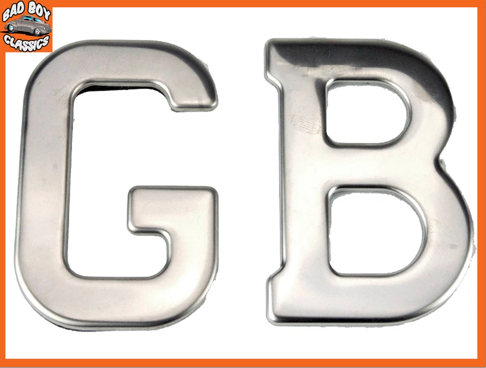High Quality Stainless Steel Self Adhesive GB Badge Emblem CLASSIC MINI + MG - Image 1 of 1