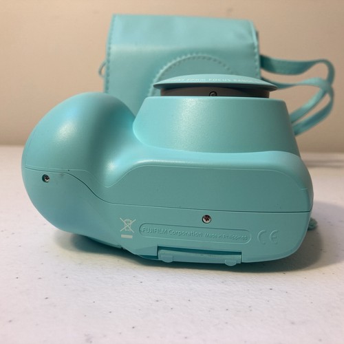Fujifilm Instax Mini 7S Instant Camera Teal Green Blue Aqua Works With Case - Picture 9 of 15