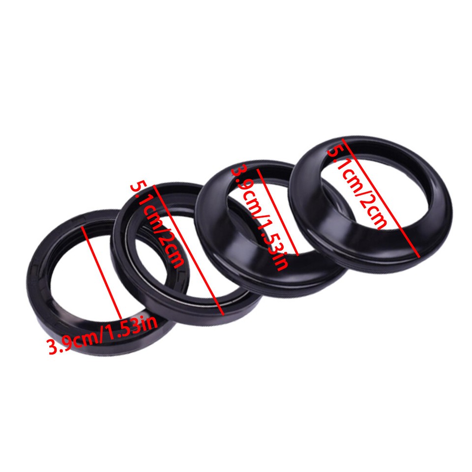 Motorcycle Front Fork Oil Seal Kit 39x51x8MM For Honda NV400C Steed