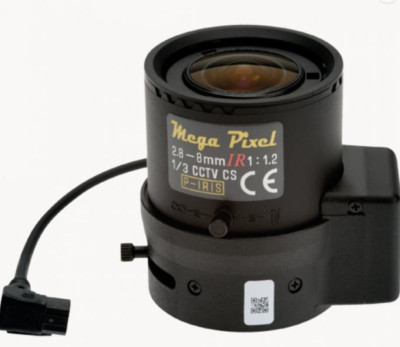 axis P/N 5800-671 Lens CS 2.8 - 8 mm F1.2 P-Iris 5 MP