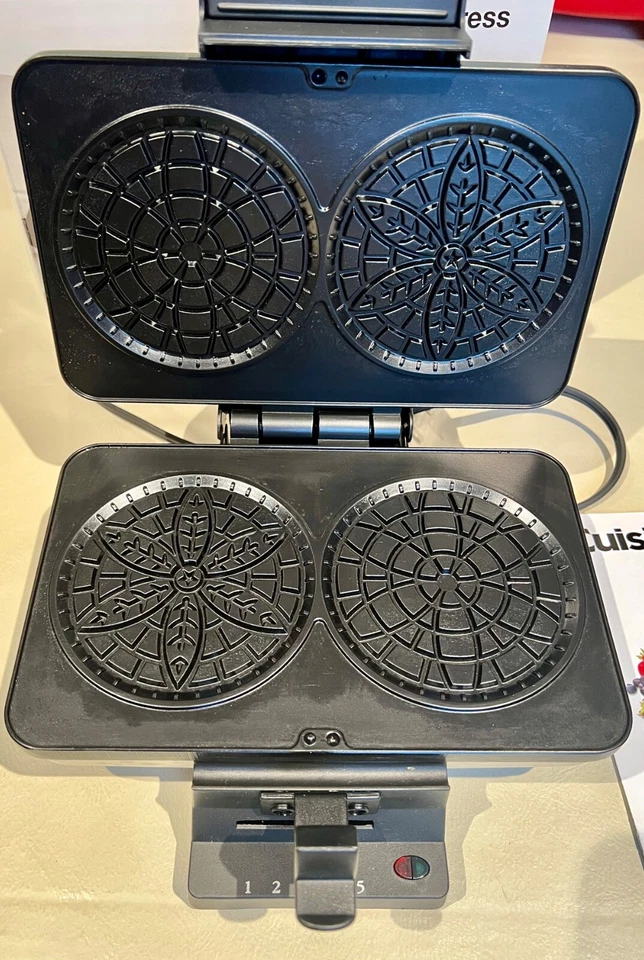 Cuisinart wm-pz2 Pizzelle Press Dessert Series (Na Caixa/Manual) Ligeiramente Usado - Imagem 2 de 4