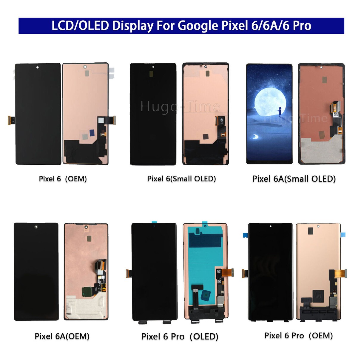 OLED For Google Pixel 6 / 6A / 6 Pro LCD Display Screen Assembly