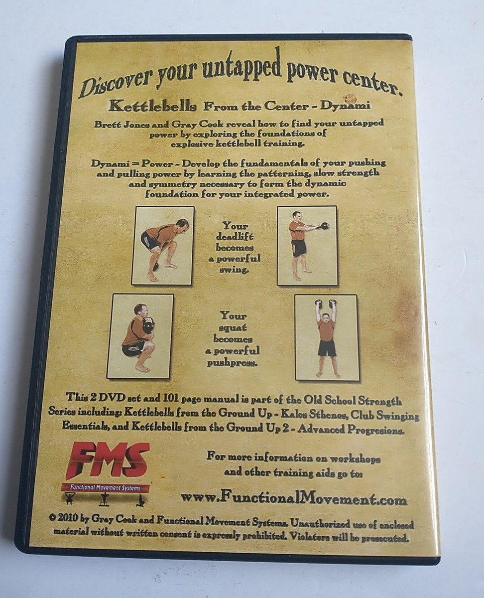 KETTLEBELLS FROM THE CENTER- DYNAMI Brett Jones, Gray cook DVD