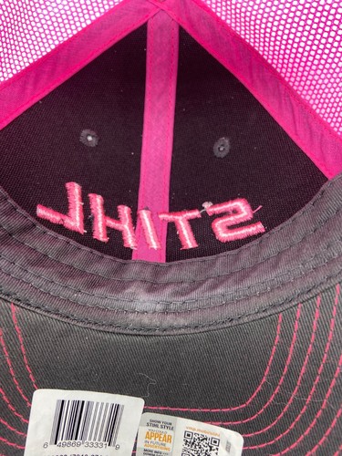 Stihl Part # 7010 871 3925 Snapback Trucker Hat - Pink - Picture 8 of 8