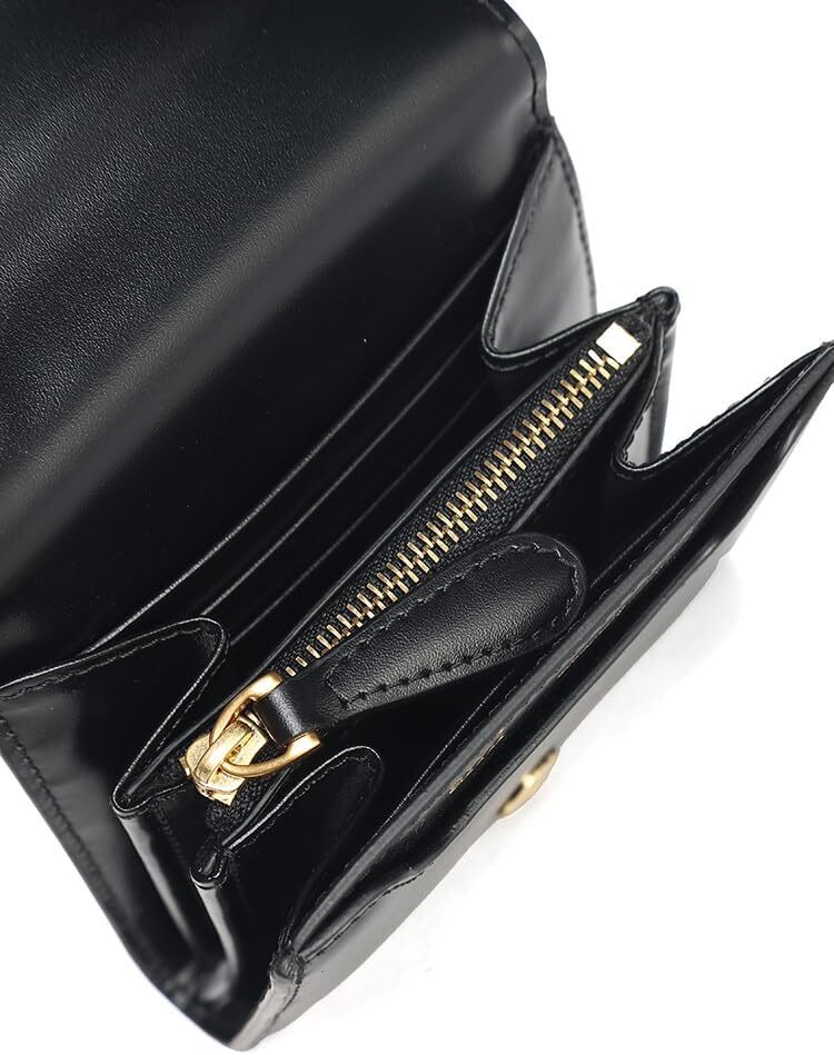AMI PARIS Smooth Leather Compact Wallet | eBay