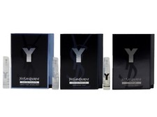 YSL YVES SAINT LAURENT Y EDT EDP LE PARFUM 1.2ml .04oz COLOGNE SAMPLES TRY ALL 3