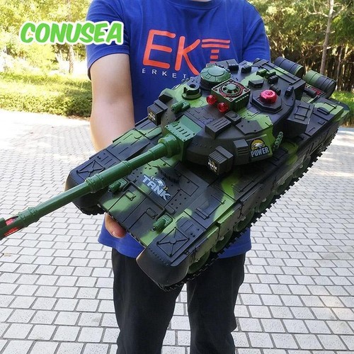 Big 17.3" / 12.6" Rc Tank Military War Tank Electric Car Remote Control Toy Gift