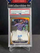 2023 Bowman Chrome Bryant Betancourt 1st True Gold Auto 24/50 PSA 10 Rockies
