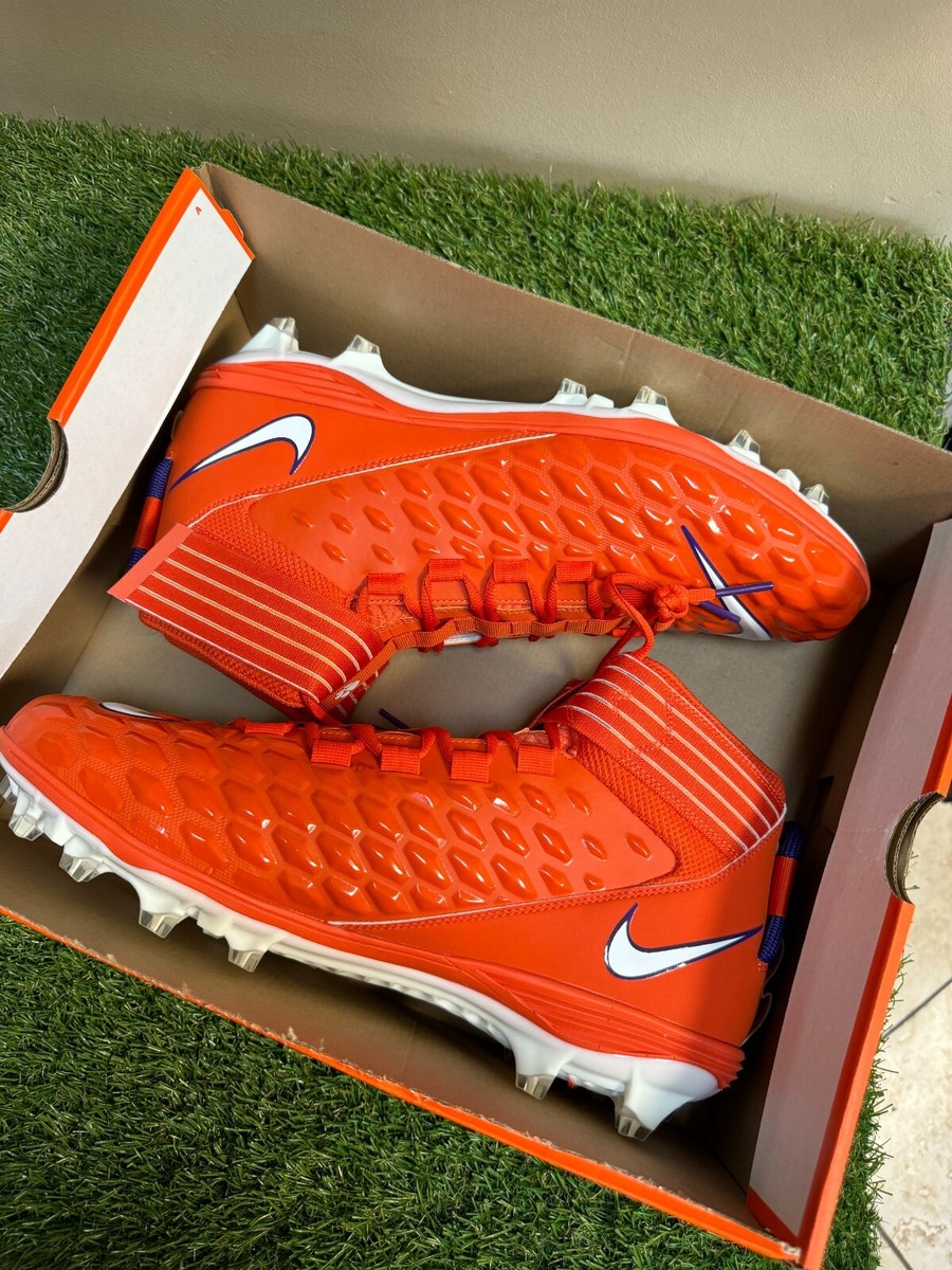 Nike Force Savage Pro 2 PE Clemson Team Issue Football Cleats Mens