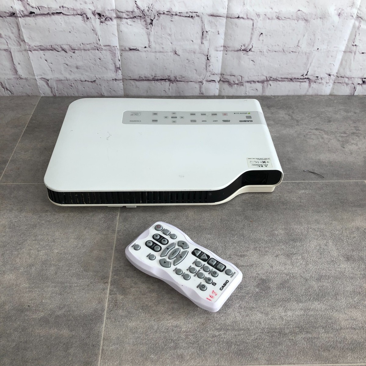 Casio Green Slim XJ-A131 DLP Portable Projector - With