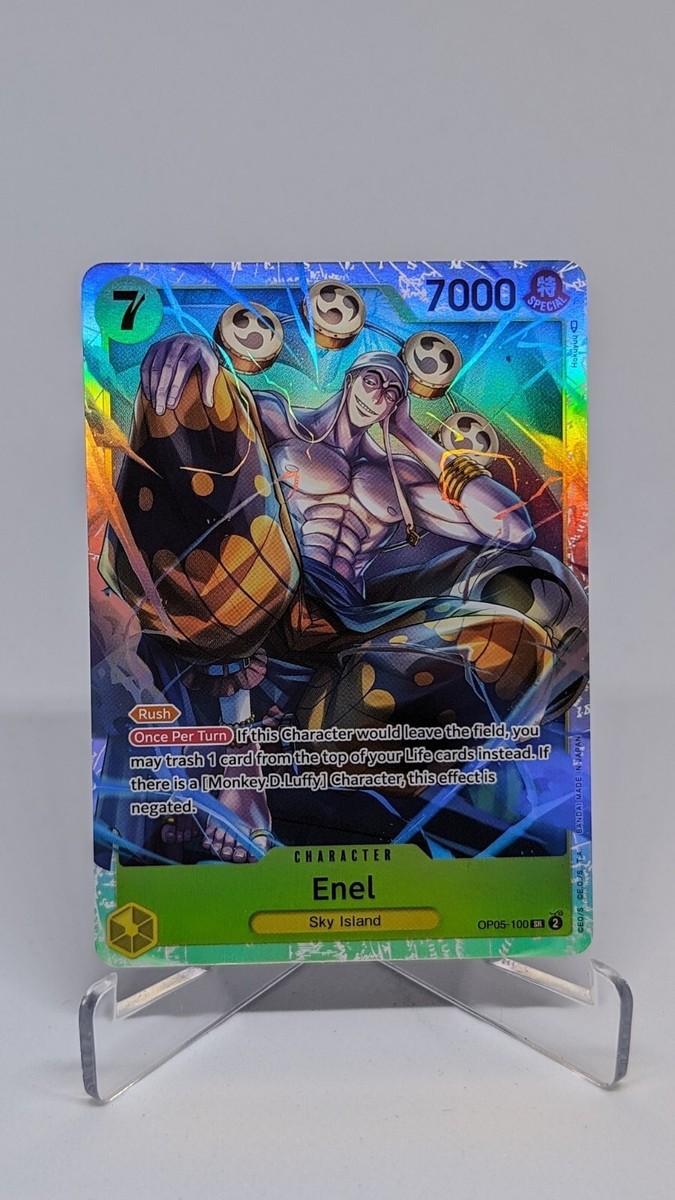 Enel OP05-100 SR ONE PIECE Card Game OP-05 English | eBay