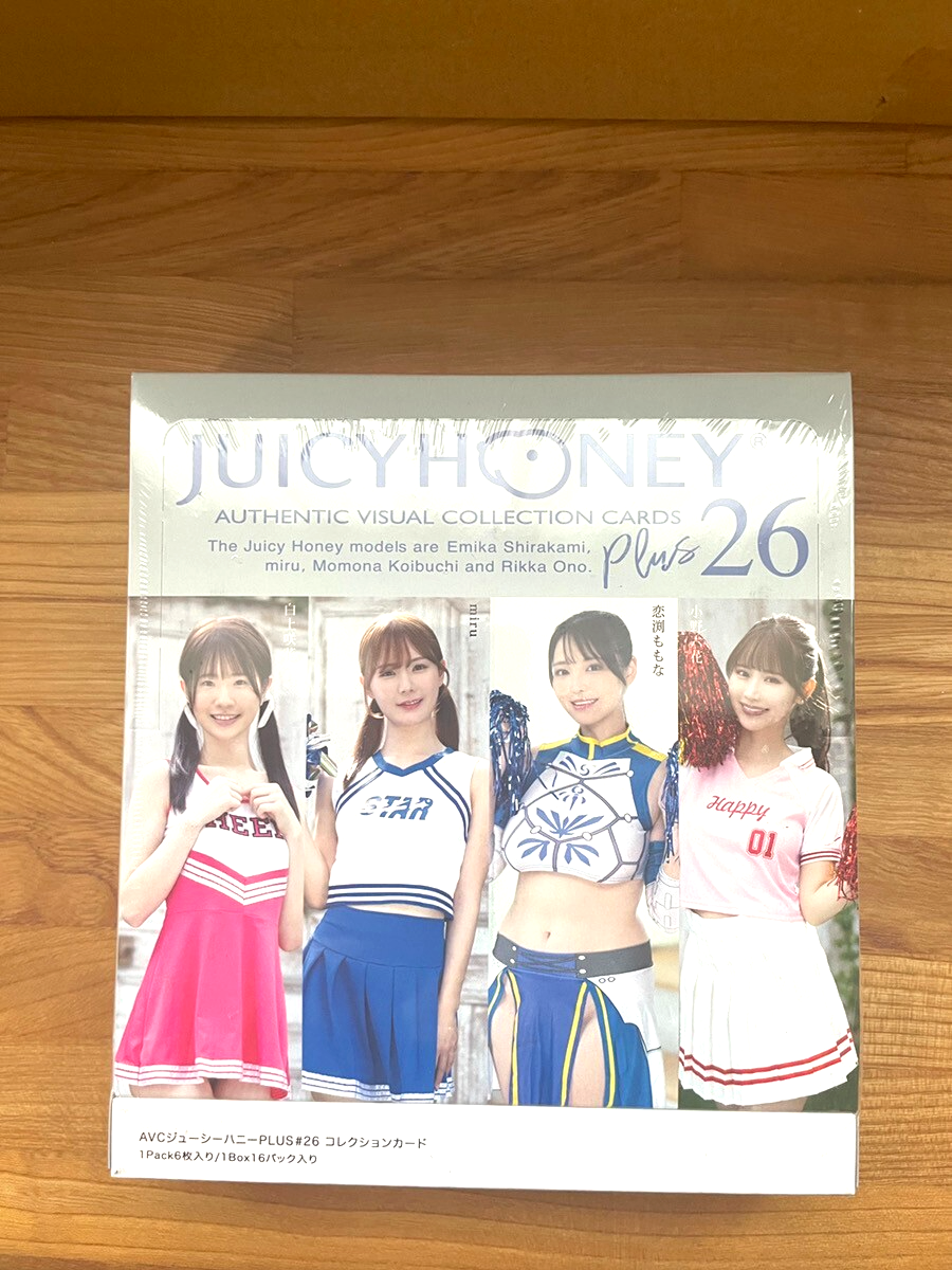 JUICY HONEY PLUS #26 カートン AVC Juicy Honey Collection Card PLUS #26 16Pack BOX NEW for