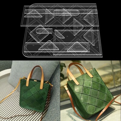 Leather Craft Women Handbag Shoulder Crossbody Bag Mini Tote Bag Sewing Pattern