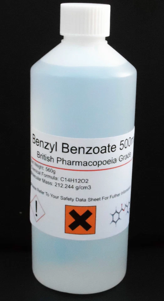 Pure Benzyl Benzoate 99.9% Pharmaceutical Grade - Sweet Itch, Mites & Lice - Image 2 of 4