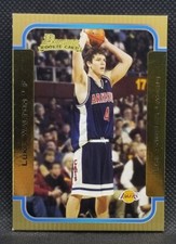 2003 Bowman Luke Walton RC Gold #132 Los Angeles Lakers