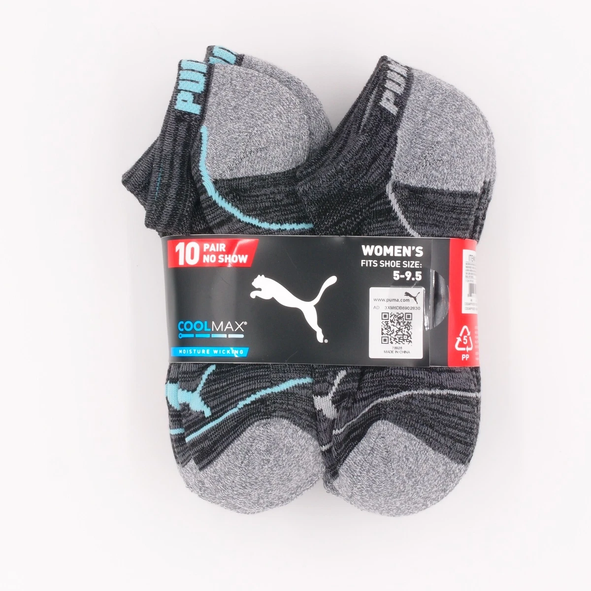 Chaussettes Puma femme No Show vacuation de l humidit convient la chaussur