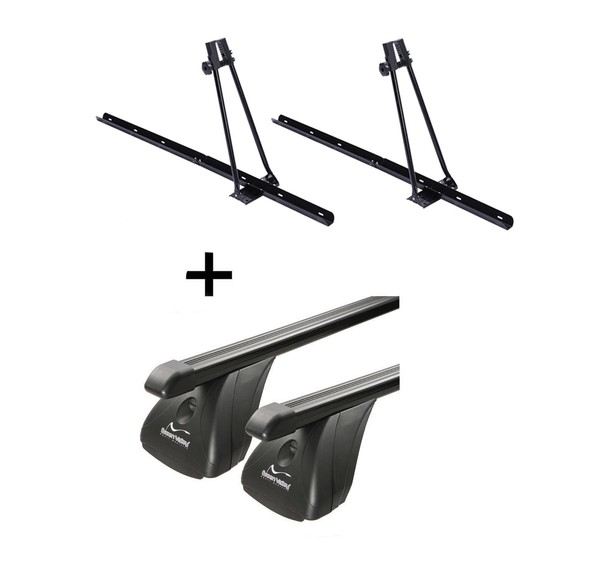 2X FahrradträGer Orion+DachträGer VDP Stahl FüR FüR Fiat Multipla 5TüR 99-10-image