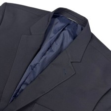 Oak Hill Perfect Fit Men's Polyester Blend Blazer Black   50R