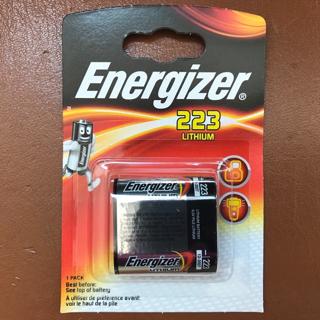 1 X Energizer 223 6v Lithium Photo Battery Dl223 Cr223 for sale online