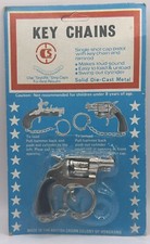 Vintage Die-Cast Single Shot Cap Pistol .38 Special Sealed On Card Minty