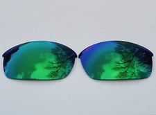 Graviert Polarisiert Tief Grün Gespiegelt Ersatzgläser Für Oakley Flak Jacket