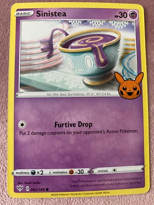 Pokemon Card 082/189 SINISTEA - TRICK OR TRADE - DARKNESS ABLAZE