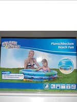 Badebecken Planschbecken Kinderpool 140 Cm Pool Schwimmbecken Beach Becken Neu