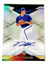 Nate Pearson RC 2021 Panini Chronicles Titanium Rookie Auto #9 Toronto Blue Jays
