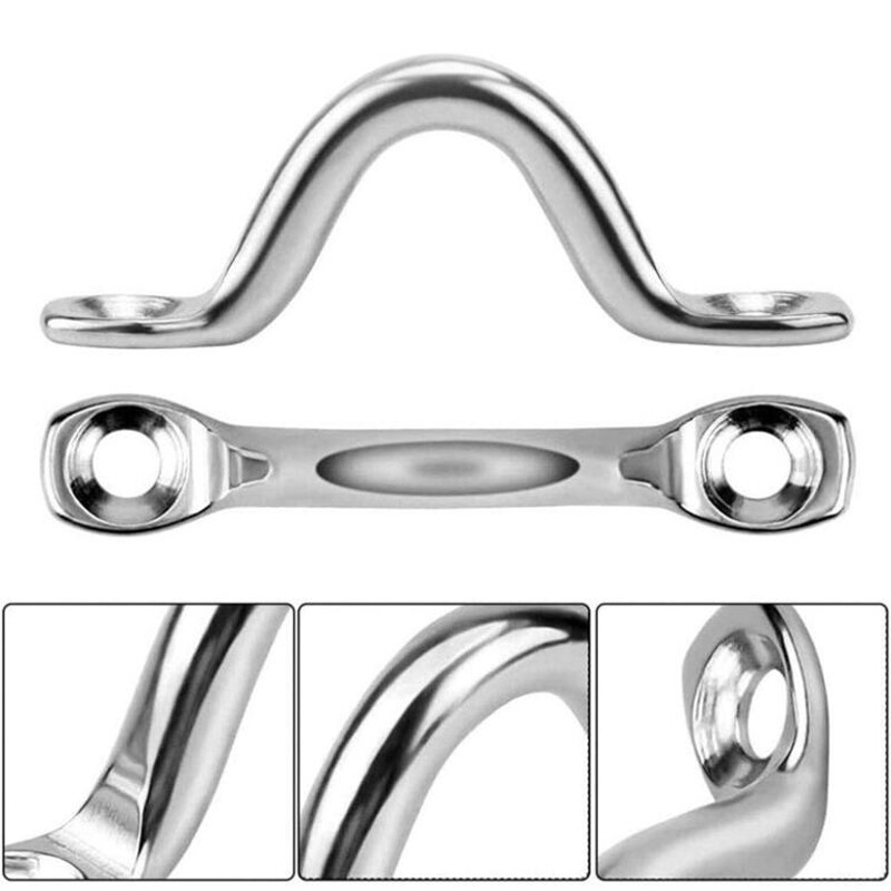 US 7/8" Boat Nylon Plastic 3 Bow Bimini Top Fittings Hardware W/Strap