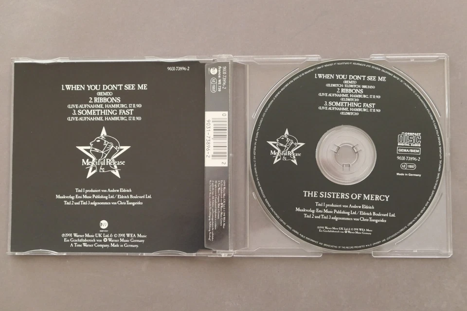 Sisters Of Mercy – When You Don't See Me CD Merciful Release top MINT- Germany - Bild 2 von 4