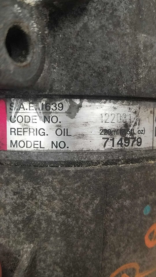 04-09 AVEO 05-09 WAVE 04-08 BOMBA COMPRESSOR DE AR CONDICIONADO SWIFT DUAL TOP PERFEITO ESTADO - Imagem 4 de 4