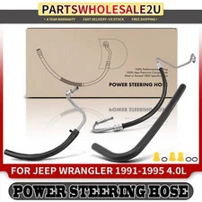 Power Steering Pressure & Return & Reservoir Hose for Jeep Wrangler YJ 1991-1995