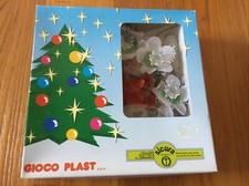 VINTAGE CHRISTMAS LIGHTS 90 Natale decorazioni albero Puntale 20 Luci GIOCOPLAST