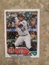 2023 Topps Holiday Baseball Ezequiel Tovar #H90 RC Colorado Rockies