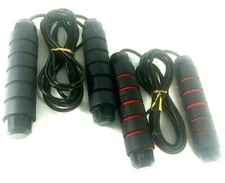 Adjustable Jumping Rope Workout With Memory Foam Handles For Women Men 2 Pack