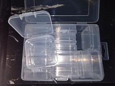 15pcs Bead Organizers in A Clear Box, Clear Plastic 7.0  x 4.7  x 2.4  