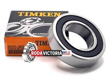 TIMKEN 6005 2RS C3 DEEP GROOVE BALL BEARING, RUBBER SEALED 25x47x12mm 6005-2RSC3
