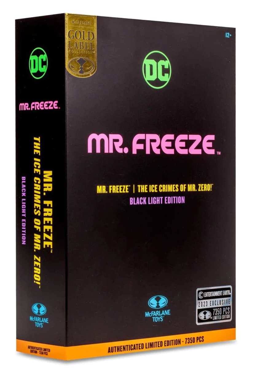 DC Multiverse Mr. Freeze Black Light Gold Label 7