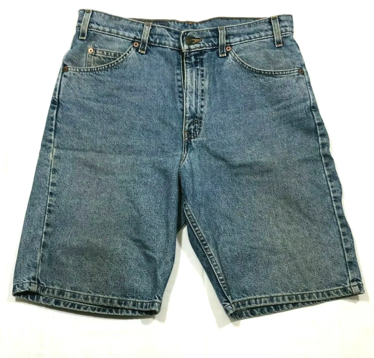 Mens white hotsell denim jean shorts