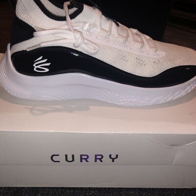 Size 10.5 - Under Armour Curry 8 NM White Black for sale online | eBay