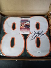 Jeremy Shockey #88 Signed Jersey COA Miami Hurricanes Football NFL Super Bowl