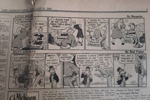 Jan 1949 Comic Strips~LITTLE REGGIE~ MUTT &JEFF~