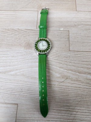 Eone 1962 Swiss Movement 35mm Green Leather Band Watch 